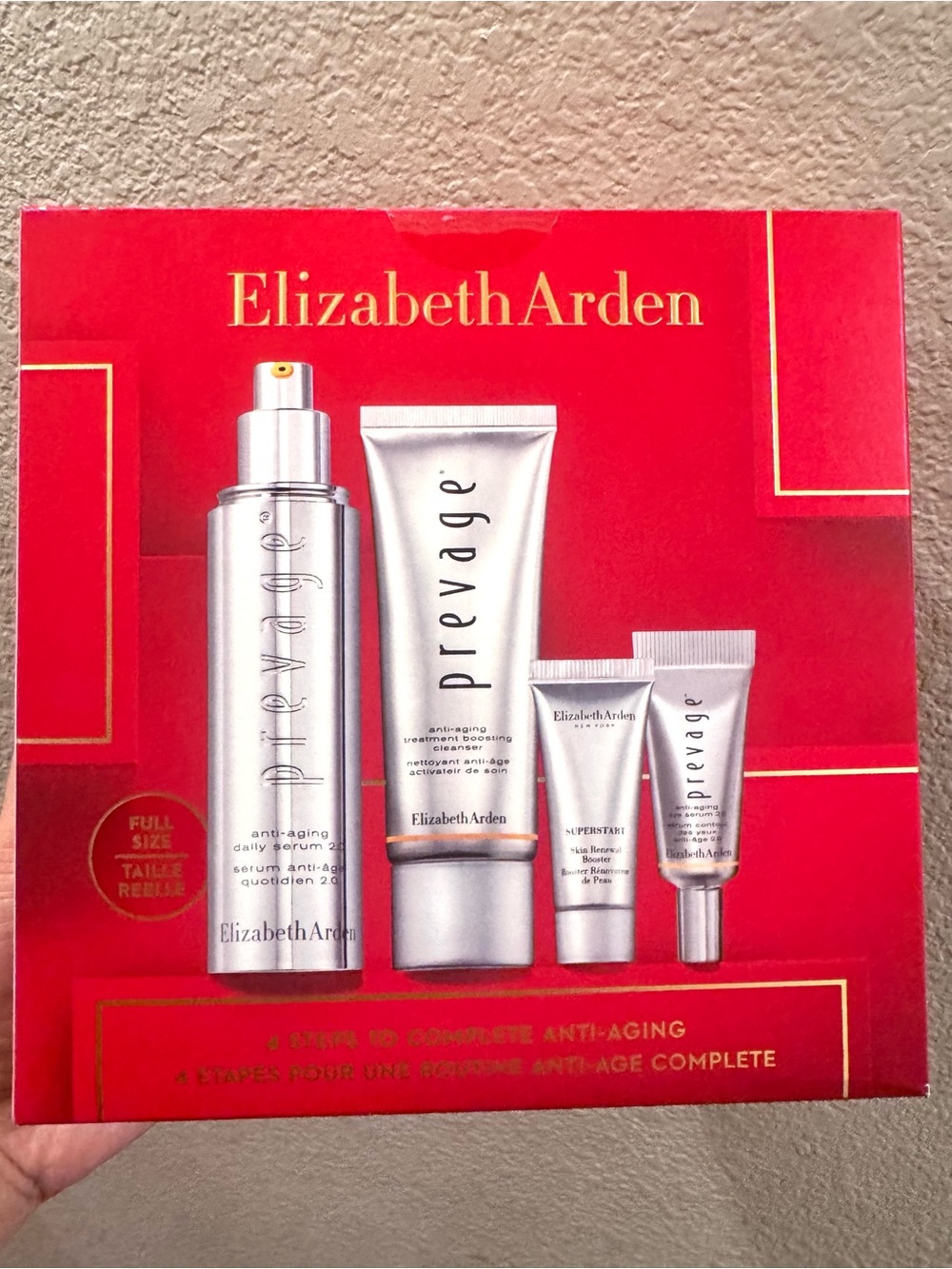 Elizabeth Arden 4 Piece Prevage gift set. Brand new. Sealed.